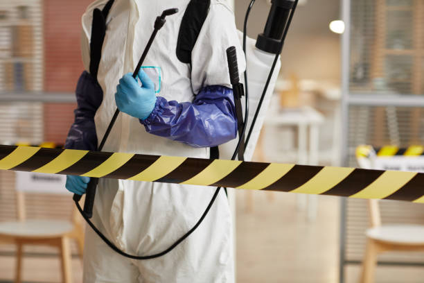 Professional Biohazard Cleanup technician working in Malaga, NJ